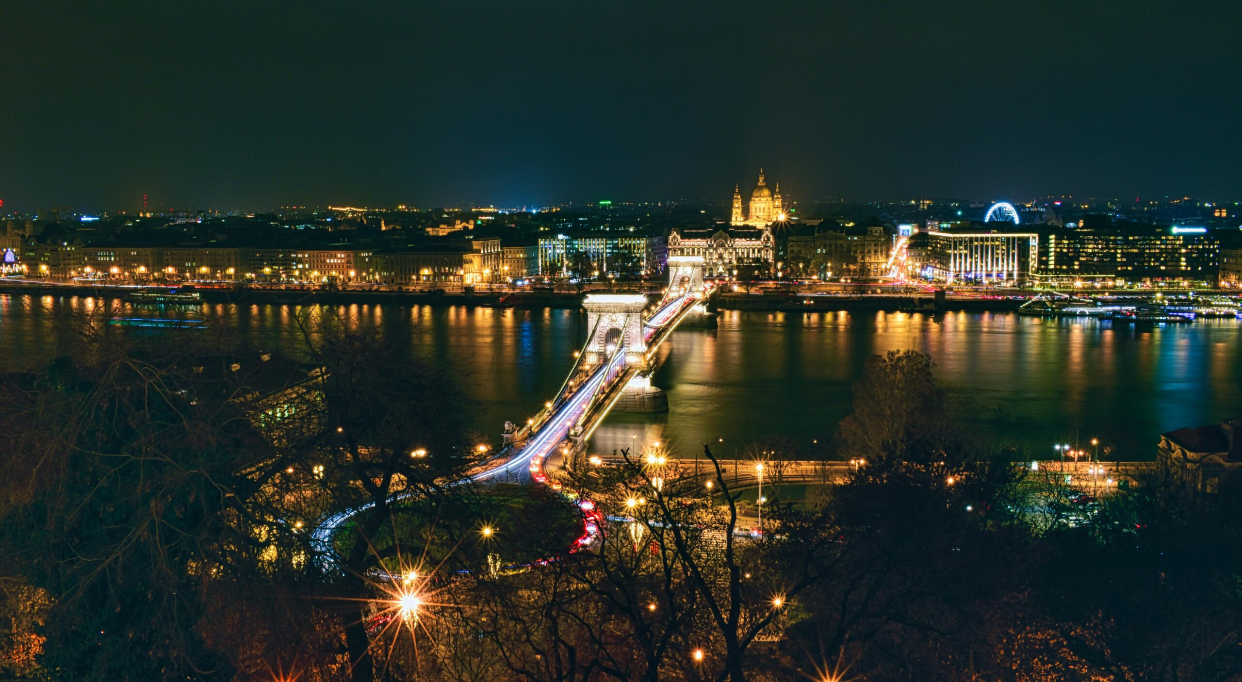 Aerial birdseye view of Budapest, the world's escape room capital